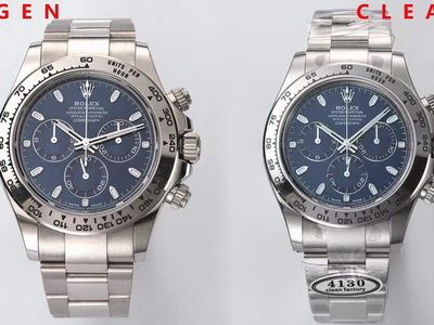 CLEAN Factory Rolex Daytona 116509 Platinum Replica Watch Genuine vs Fake Comparison Review