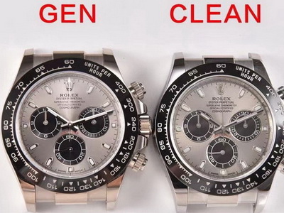 Comparison and Review of Genuine and Replica Rolex Daytona 116519 by C/Clean Factory