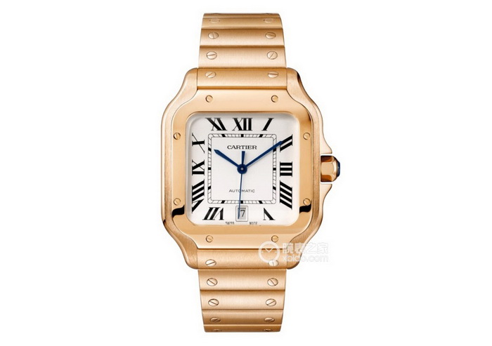 Top clone SANTOS DE CARTIER WGSA0018 men’s watch (rose gold)