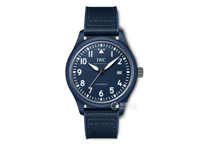 V7 factory clone IWC IW328101 PILOT’S WATCH Blue Ceramic Watch for Sale