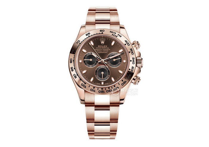 Replica of Rolex Daytona Rose Gold Chocolate Dial m116505-0013 from Factory C