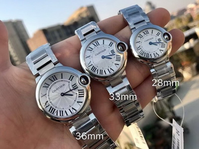 Perfect clone comparison of 36mm/33mm BALLON BLEU DE CARTIER watches