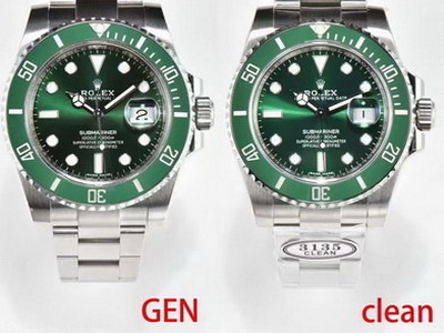 Comparison and Review of C Factory Rolex Submariner 116610LV-0002 Replica