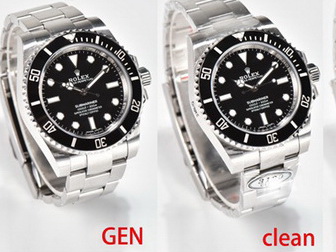 Comparison Between the Rolex SUBMARINER 126610 3235 Movement 1:1 Copy Watch and the Authentic Version
