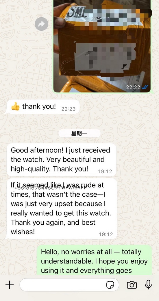 Omega Speedmaster (Manual Movement) Replica Watch Purchased by a Customer from Russia 第6张