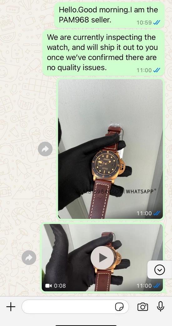 Transaction record of Panerai PAM00968 replica watch purchased by a customer from the UK. 第2张
