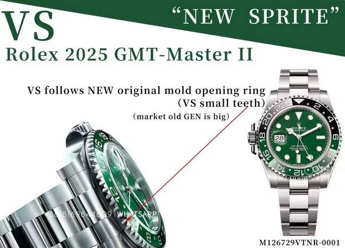Super Clone Rolex PERPETUAL GMT-Master II M126729VTNR-0001 Replica Watch 第1张