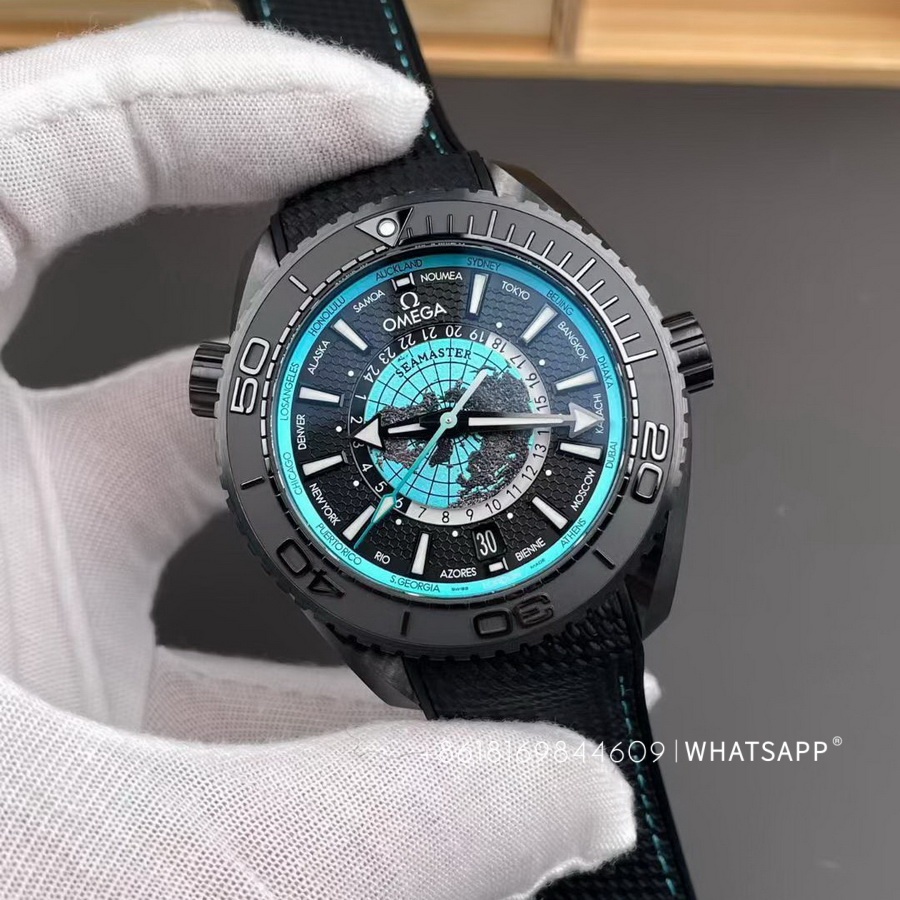 VS Factory Omega Planet Ocean 215.92.46.22.01.006 1:1 Super Clone Watch Introduction: 第5张