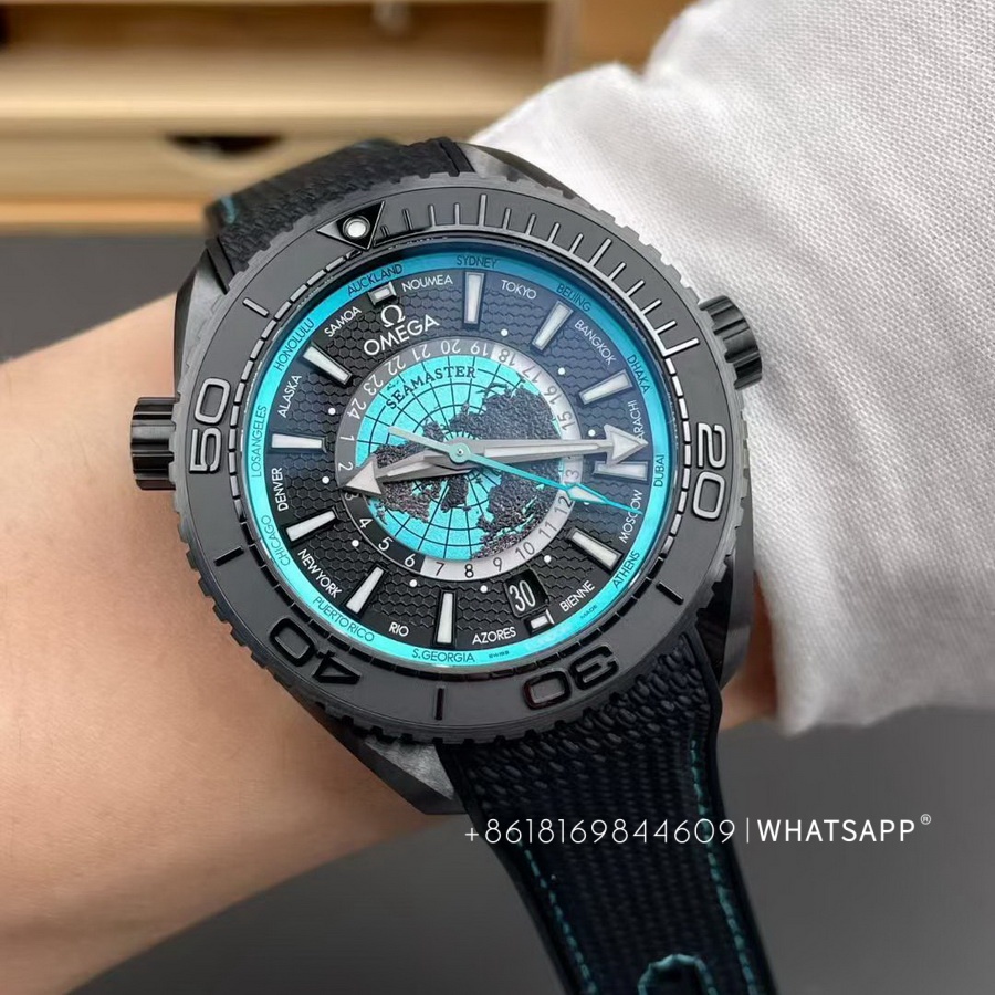 VS Factory Omega Planet Ocean 215.92.46.22.01.006 1:1 Super Clone Watch Introduction: 第4张
