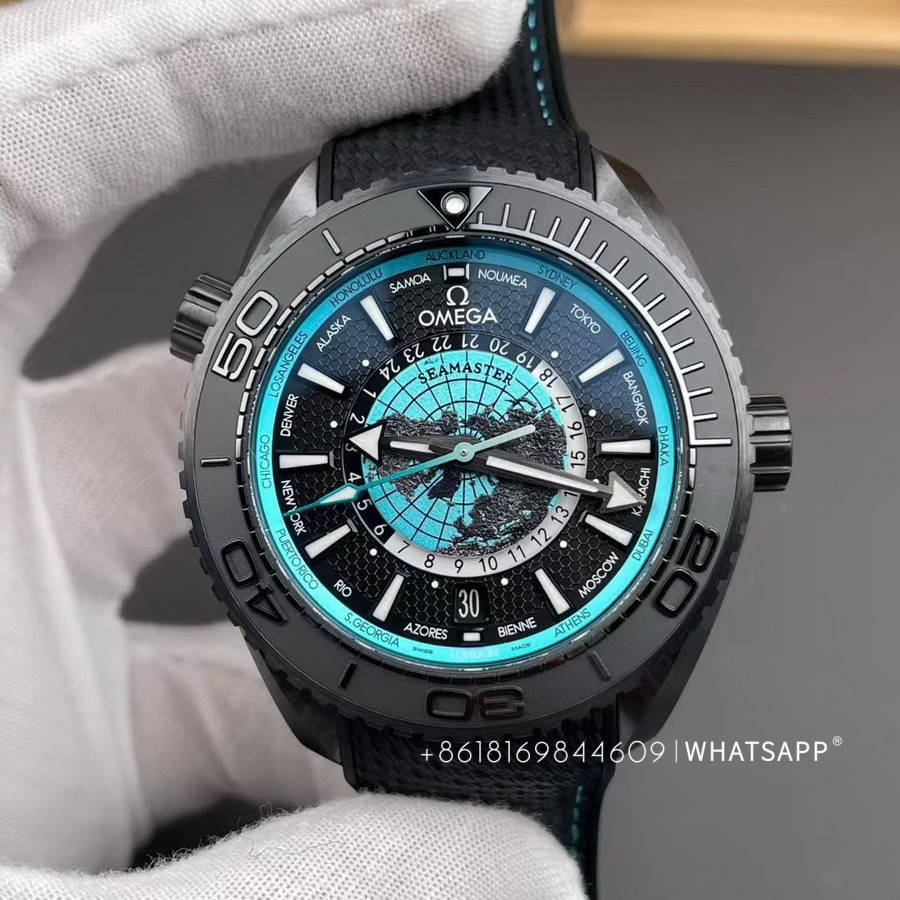 VS Factory Omega Planet Ocean 215.92.46.22.01.006 1:1 Super Clone Watch Introduction: 第3张
