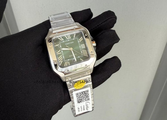 A Cartier Santos replica watch purchased by an old customer from the United States 第3张