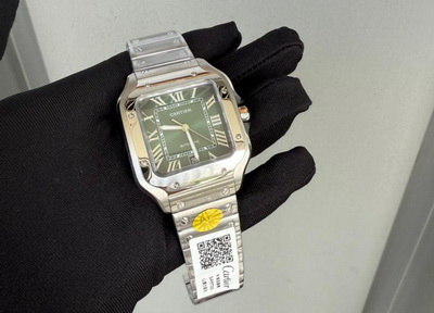 A Cartier Santos replica watch purchased by an old customer from the United States