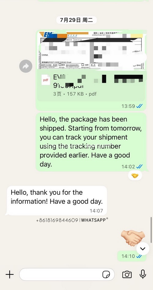 Transaction record for Omega Seamaster 210.92.44.20.01.003 purchased by a Russian customer 第2张