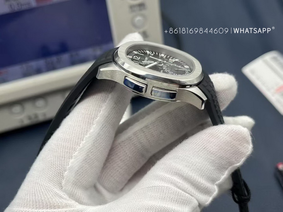 Super Clone Patek Philippe AQUANAUT 5164A-001 Replica Watch for Sale 第5张