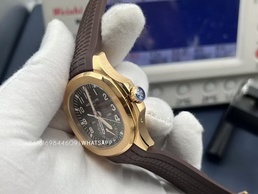 1:1 Super Clone Patek Philippe (PP) AQUANAUT 5164R-001 for Sale 第5张