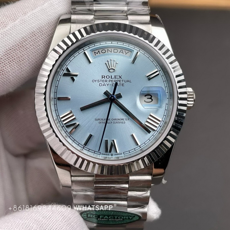 Rolex Day-Date M228236-0012 (Ice Blue Dial) Super Clone Watch for Sale 第3张