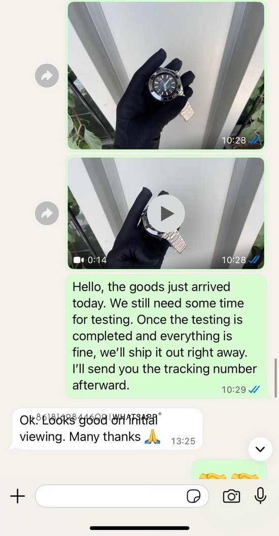 Purchase record of Omega ULTRA DEEP 6000-meter watch by an old customer from the UK 第4张