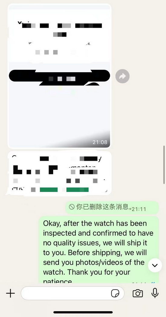 Transaction record of Rolex SKY- Dweller replica watche purchased by a customer from Canada 第2张