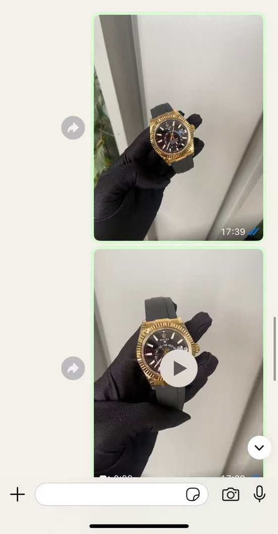 Transaction record of Rolex SKY- Dweller replica watche purchased by a customer from Canada 第3张