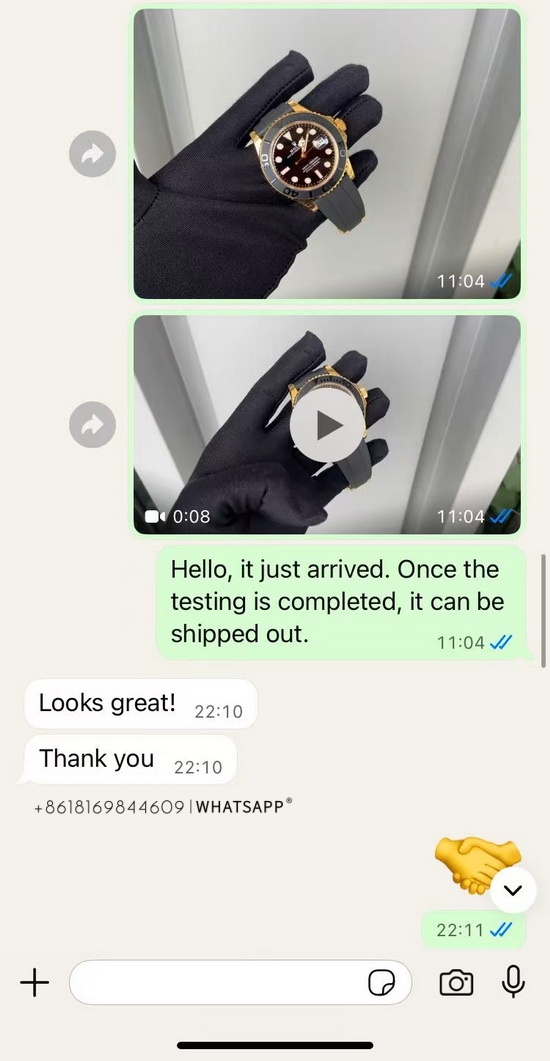 Transaction records of Rolex Yachtmaster replica watches purchased by users from the United States 第3张