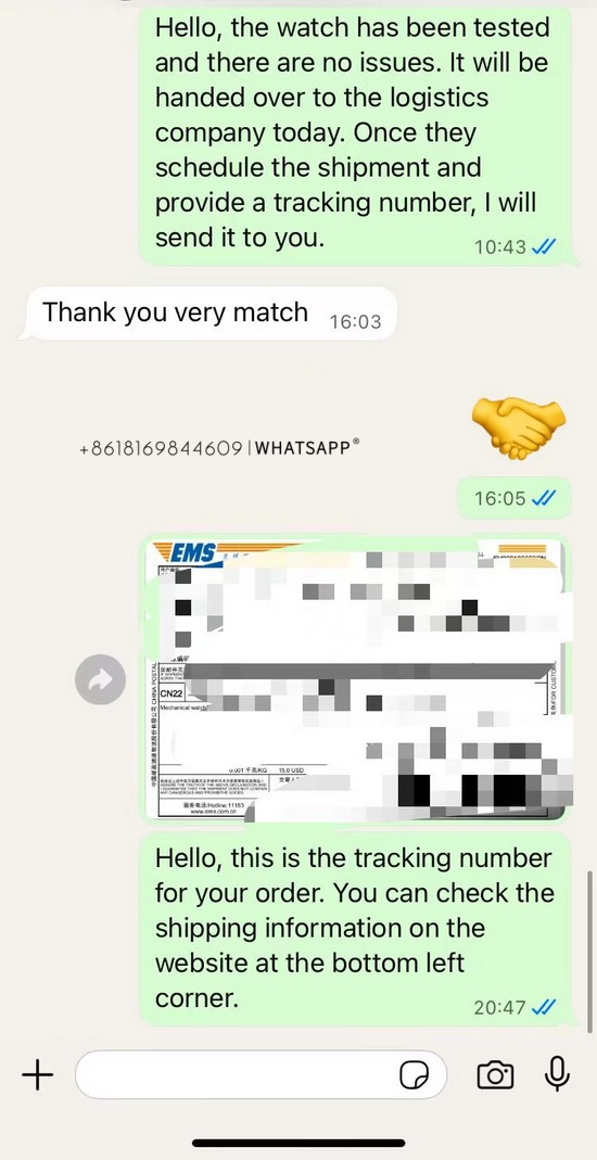 Transaction record of the Patek Philippe AQUANAUT 5167 purchased by a user from Russia 第3张