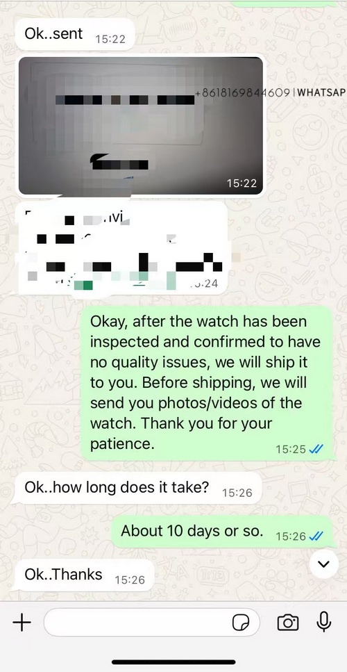 Screenshot of the transaction for the Omega Seamaster replica watch purchased by a customer from Spain 第2张