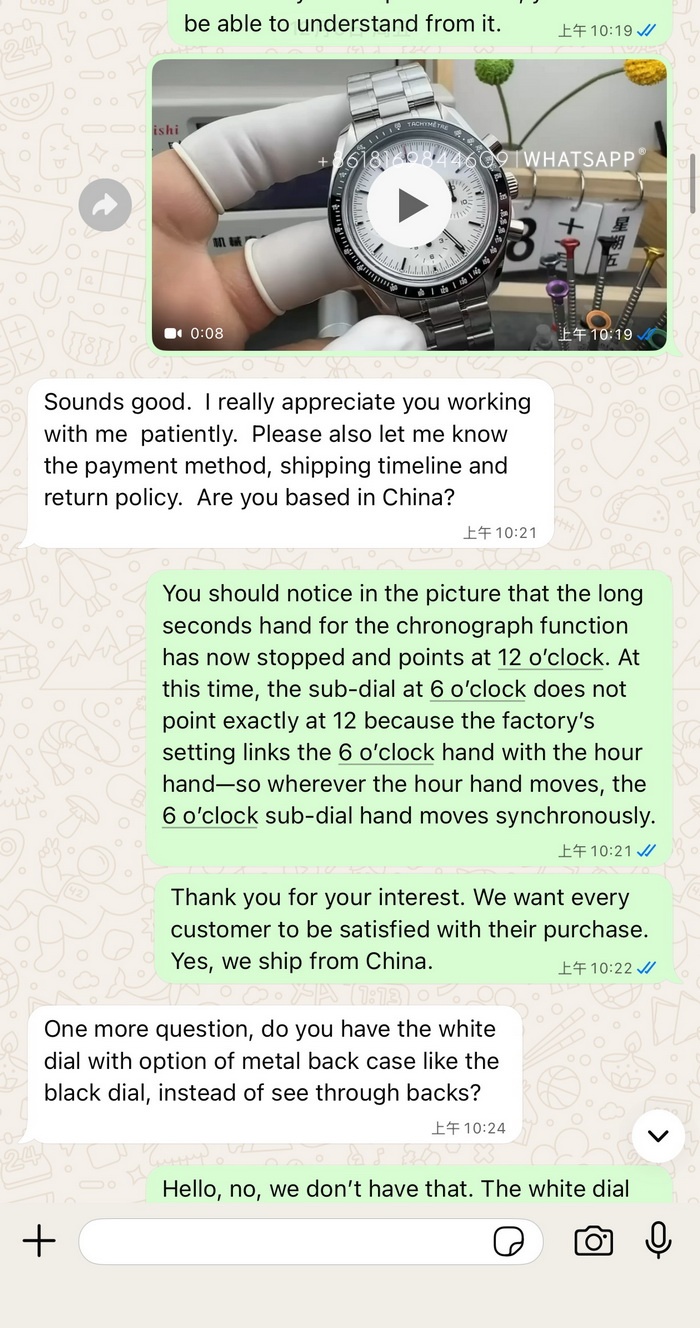 Purchase record of the Rolex Daytona 4132 replica watch purchased by an old customer from the United States 第3张