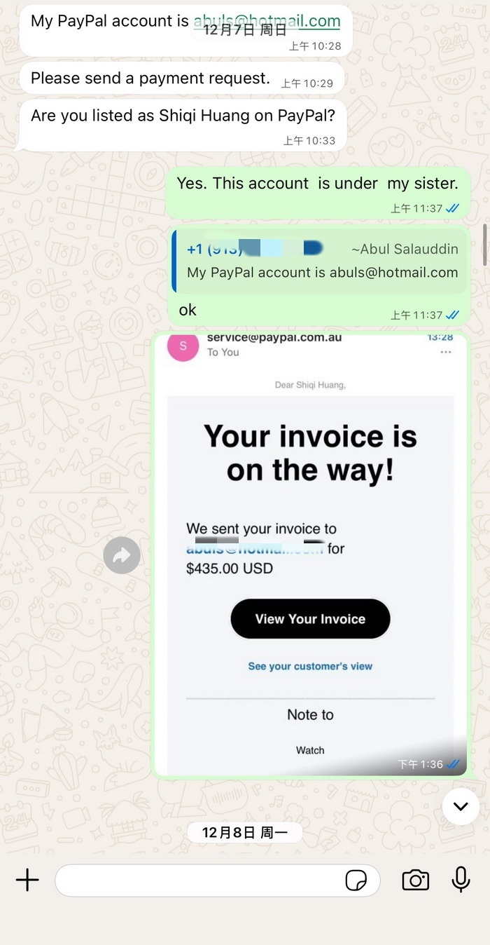 Purchase record of the Rolex Daytona 4132 replica watch purchased by an old customer from the United States 第5张