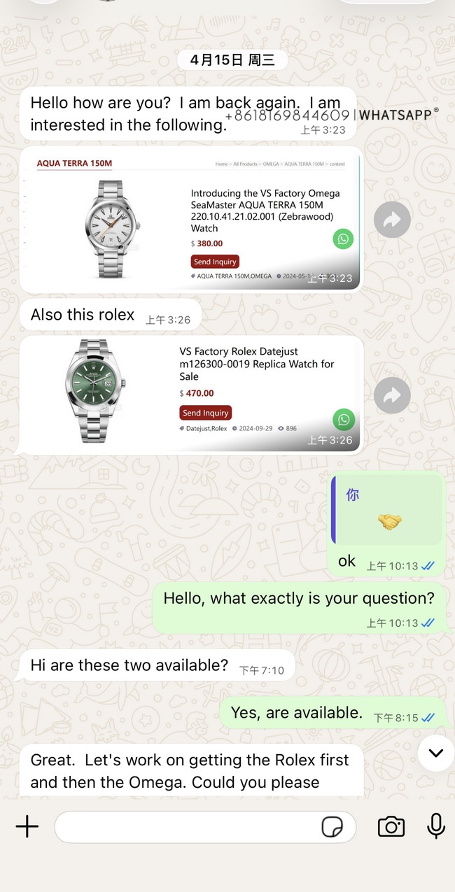 Purchase record of VS Factory Rolex Datejust m126300-0019 replica from a long-term US customer 第1张