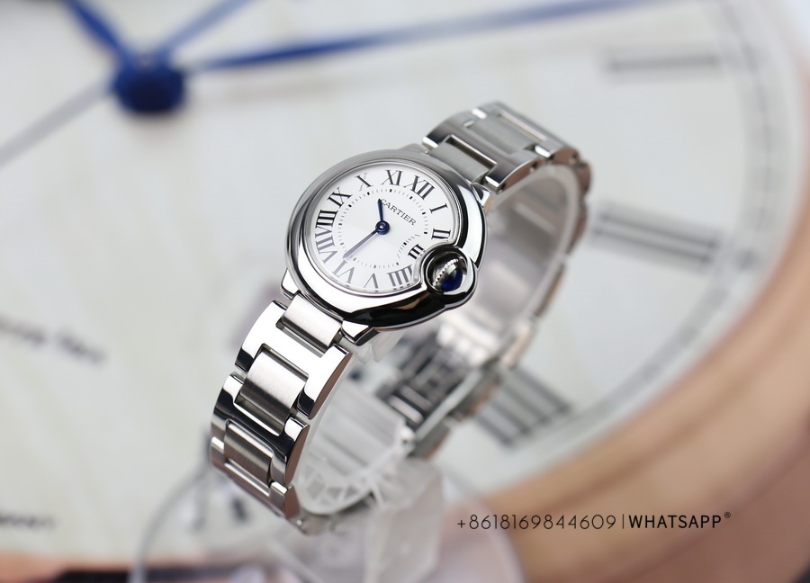 V6 Factory Top Reproduction BALLON BLEU DE CARTIER WSBB0067 28mm Quartz Watch Sales 第1张