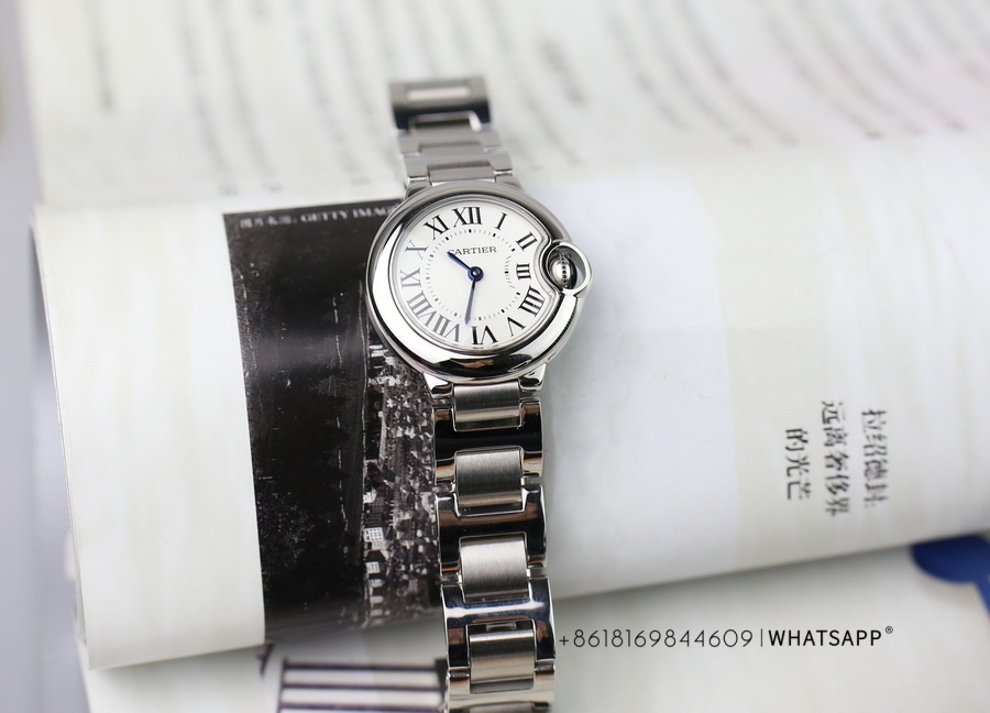 V6 Factory Top Reproduction BALLON BLEU DE CARTIER WSBB0067 28mm Quartz Watch Sales 第2张
