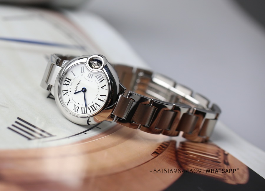 V6 Factory Top Reproduction BALLON BLEU DE CARTIER WSBB0067 28mm Quartz Watch Sales 第6张