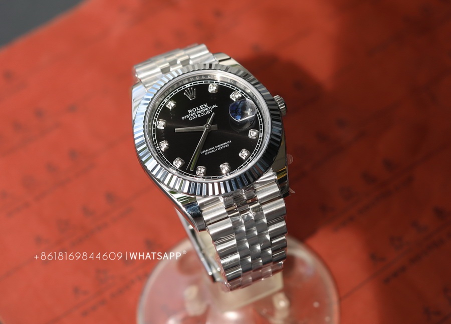 VS Factory Rolex Datejust M126334-0012 41mm Black Diamond Dial Super Clone 第1张