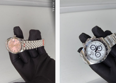 Rolex Daytona and ladies' Datejust replica watches purchased by a Russian buyer