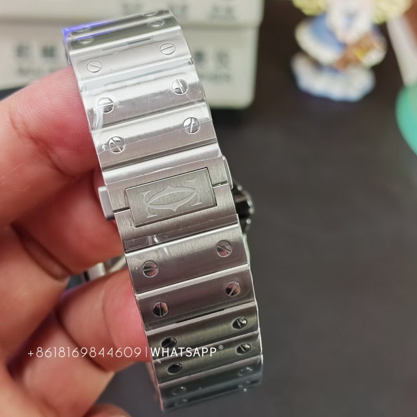 Cartier Santos WHSA0014 Skeleton Replica Watch New Release 第8张