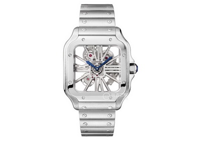 Cartier Santos WHSA0014 Skeleton Replica Watch New Release
