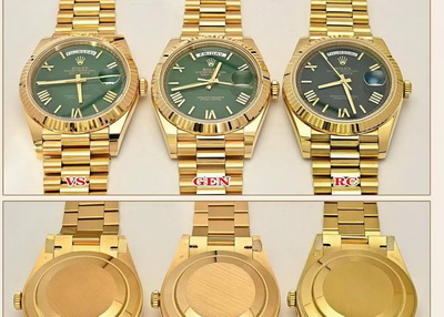 VSF Rolex Day-Date 228238 Replica vs. Genuine Comparison Review